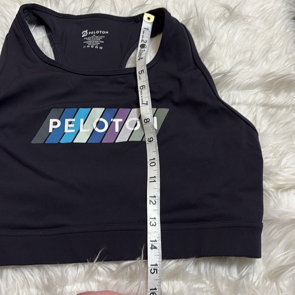 Peloton Black Pace High Neck Sports Bra Size XL - Picture 5 of 11
